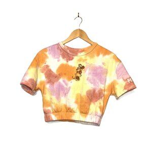 Disney Tie-Dyed Middie Sweat-Tee, Size M